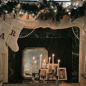 Set of 2 sterno home led taper candles